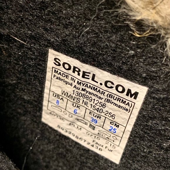 SOREL BLACK BOOTS EXCELLENT CONDITION - Picture 4 of 6